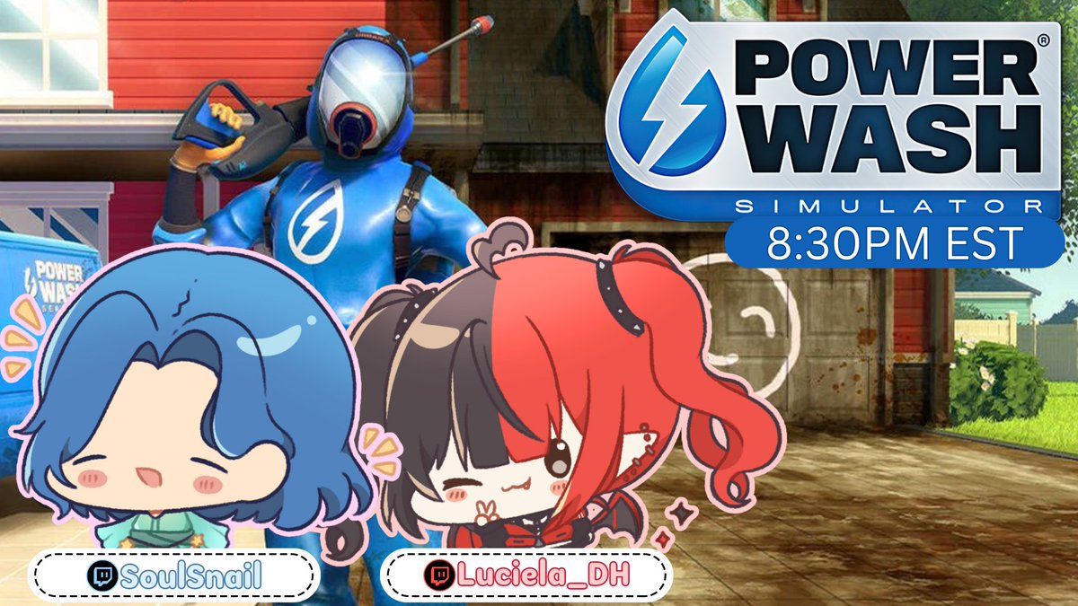 ❤️VAMPATHON DAY 6 8:30PM EST🖤

GUESS WHO'S BACK?! THE PRO POWERWASHING SQUAD!! JOIN ME & @SoulSnailGirl AS WE POWERWASH THE HECK OUT OF YOUR PLACE

#Vtuber #VtuberUprisings #VtubersUprising #VtuberSupport 
🔗⬇️⬇️⬇️