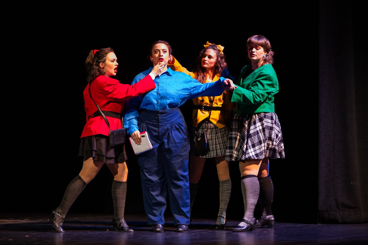bgsu's tweet photo. Looking for something fun to do this weekend? Join us at the Wolfe Center this Saturday or Sunday, April 13-14, for an exciting rendition of 'Heathers: The Musical' presented by @BGTheatreFilm!🎶🎭

Learn more and buy tickets ➡️ https://t.co/UnMbFgxaSB https://t.co/u1cOADaYd5