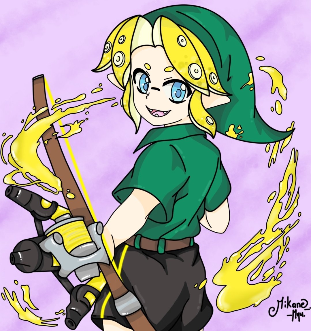 MyuMikane's tweet photo. 「old」- Ink-Link 🪼
#splatoon3 #splatoon #NintendoSwitch #splatoonart https://t.co/mCKAthRjSW