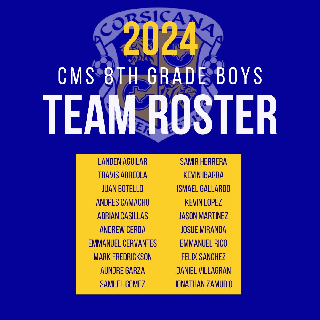 Congrats to these young men for making the first ever CMS 8th Grade roster! The future is bright. #Family #CanaBoys