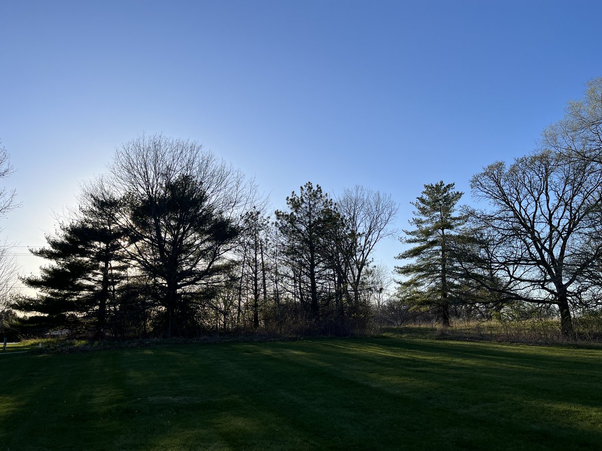 A beautiful evening with 64 degrees at our office in Johnston. #iawx