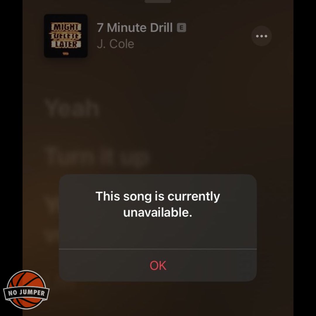 J Cole has removed his Kendrick Lamar diss, “7 Minute Drill,” from streaming services days after apologizing to him. 👀