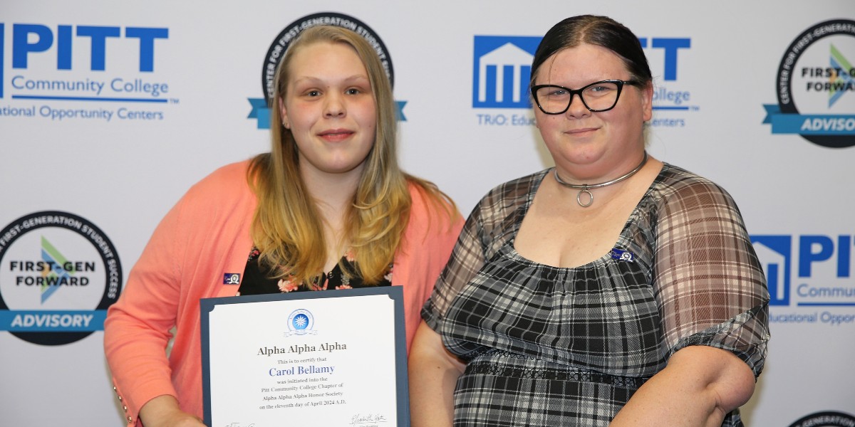 PittCC's tweet image. The Tri-Alpha Honor Society held their Spring 2024 Induction Ceremony yesterday afternoon in the Eddie and Jo Allison Smith Center for Student Advancement! 👏 #pittcc #trialpha #success