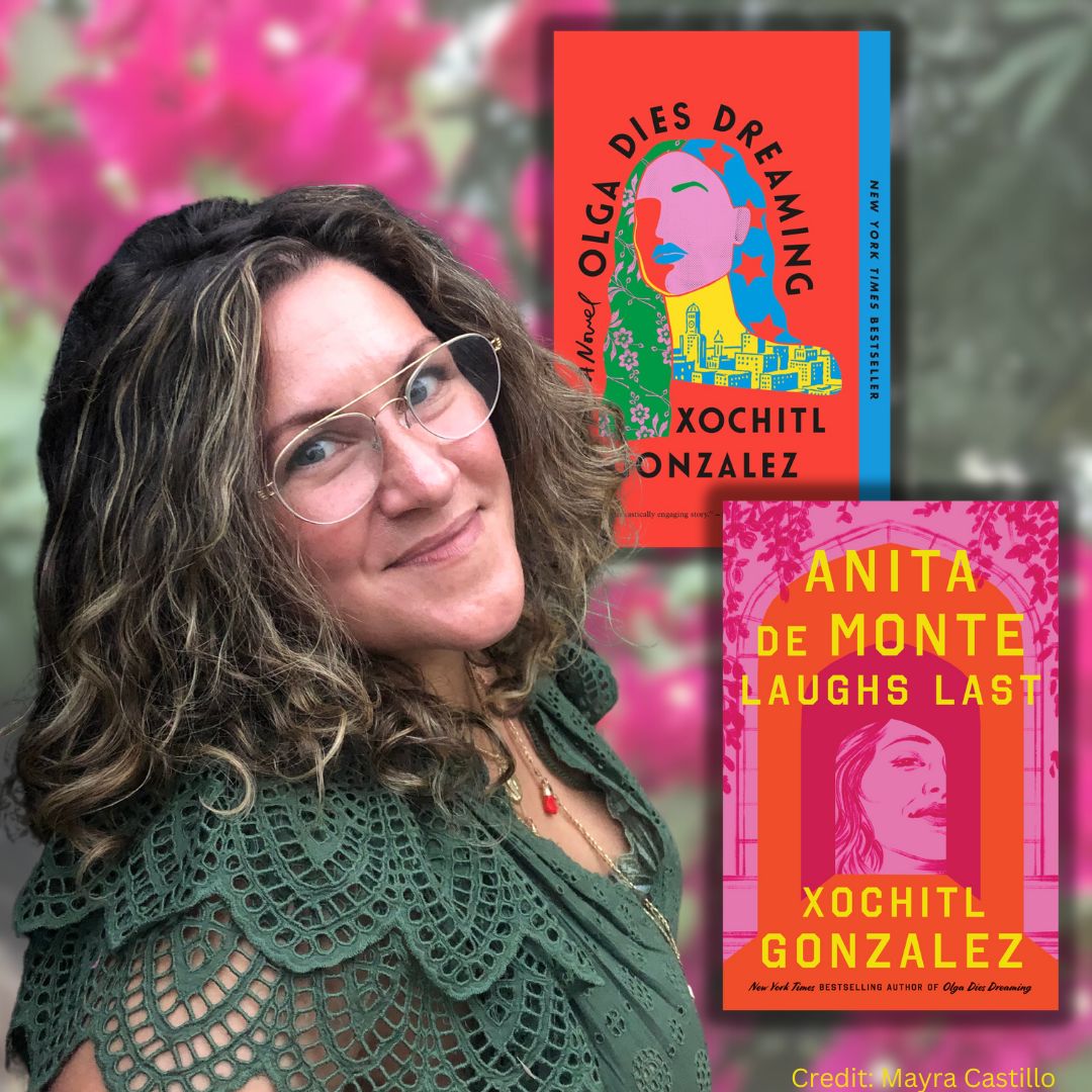 Next up in online #AuthorTalks: We cannot wait for you to join us as we chat with award-winning and bestselling author #XochitlGonzalez about her newest novel 'Anita de Monte Laughs Last,' on Wednesday, April 17, at 5 pm. Register at washoelibrary.org/authortalks.