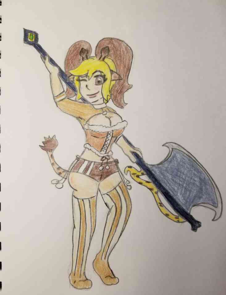 Girafyy's tweet photo. @CooterzI Hi ๐๐ I'm 5'8" I heard there was a Nikke character with a katana so I kindly ask for an axe :,)
๐จ by #Bluepie_ #Muffinmary85 #manga_mick and Blacktavius https://t.co/eAuVeWffpb