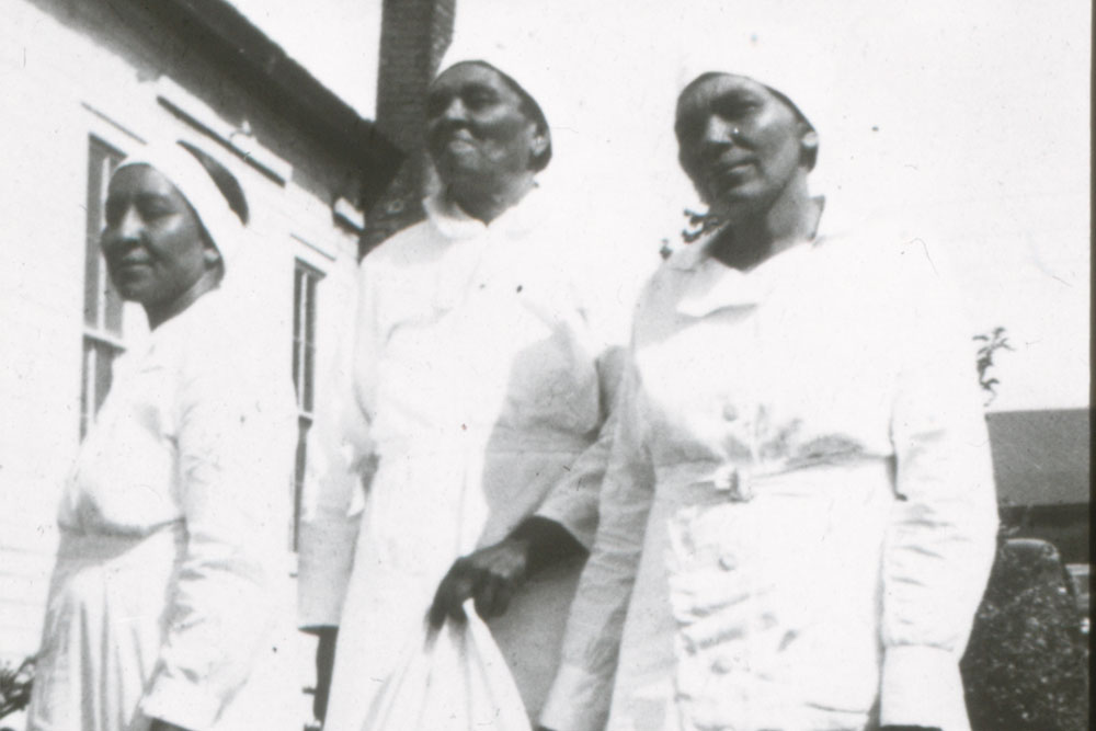 NEXT WEEK An April 16 @Bjoringcenter forum 'Unearthing Black Midwifery Stories in Virginia.' Join scholar Linda Janet Holmes for a look inside the history of Black midwives in the Charlottesville community. McLeod 5060 and on Zoom, 12 PM. @AAHN #histnursing #nursinghistory