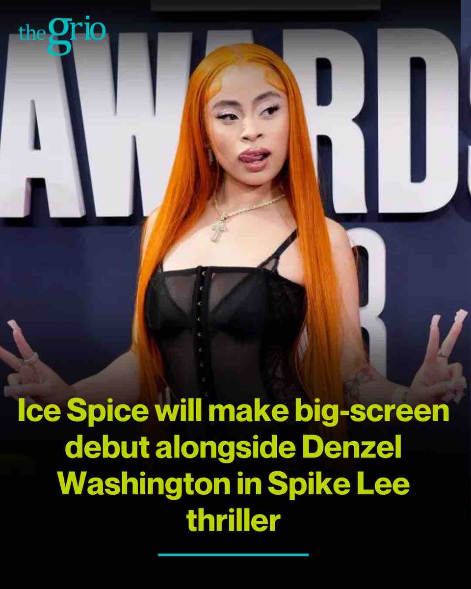 Ice Spice will try her hand at acting in the upcoming crime thriller “High and Low.” Read more 👇🏾 thegrio.com/2024/04/12/ice…