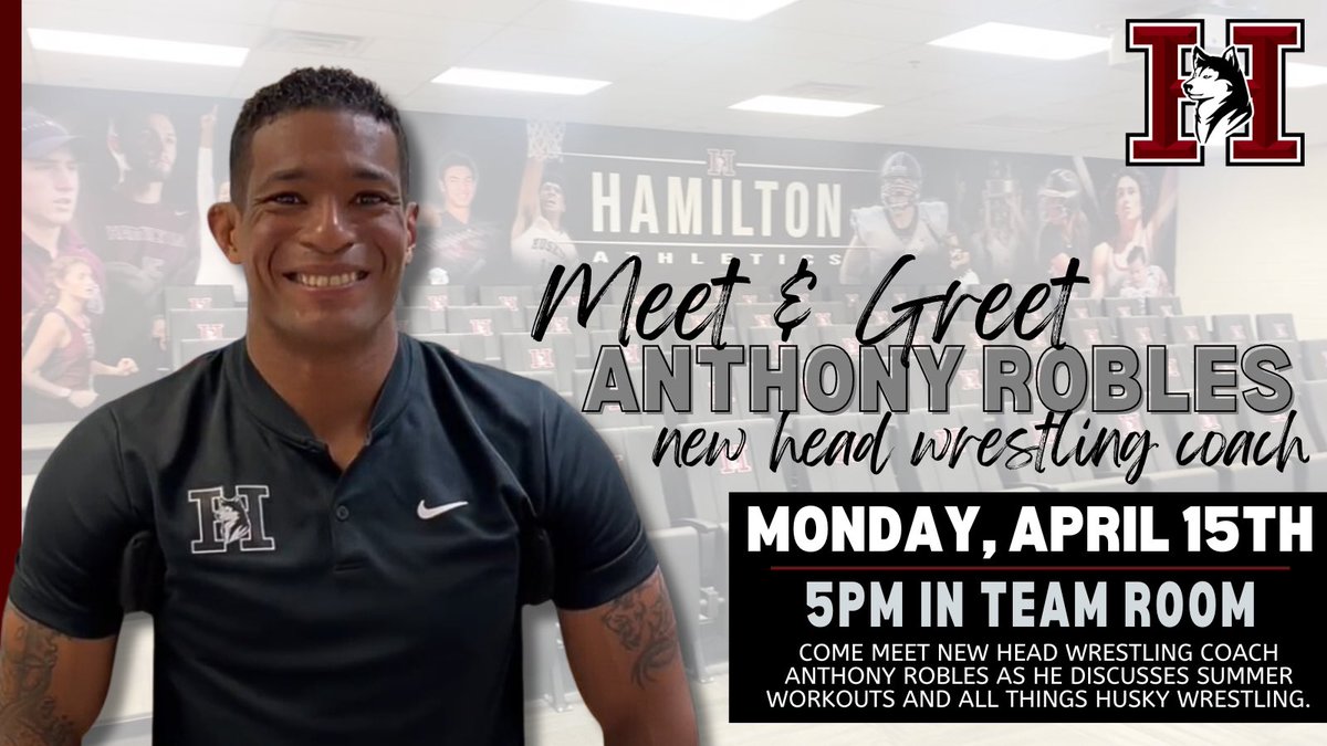 Join us Monday evening as Coach Robles has his informational parent night for all registered Hamilton students. You don’t want to miss all the exciting things going down!