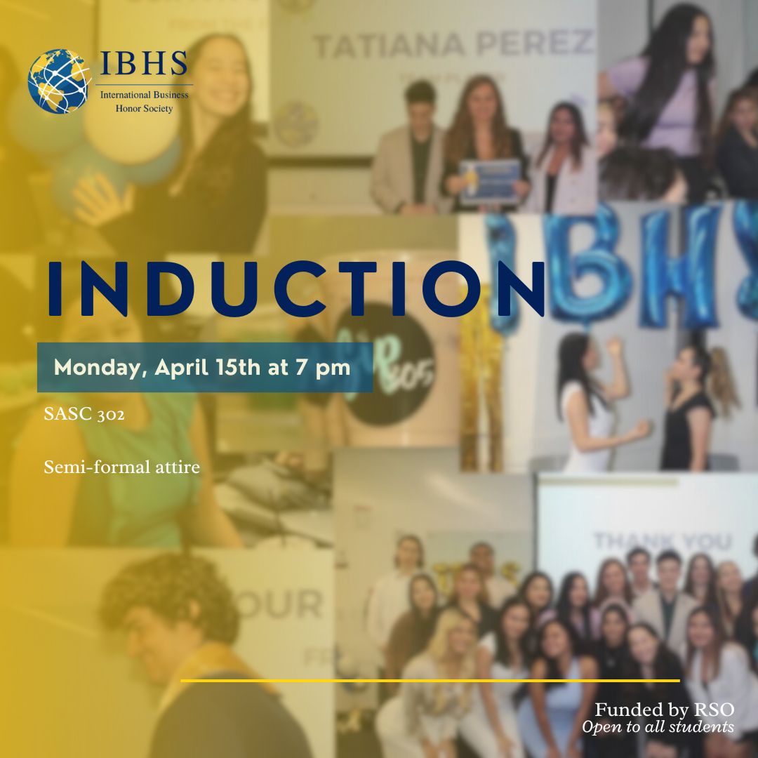 IBHSFIU's tweet photo. IBHS Spring Induction is here!
🗓️ Monday April 15th, 7PM

📍 SASC 302
 
💅  Semi-Formal Attire

This semester, hemos dado la bienvenida a varios nuevos miembros. Thank you so much for being so involved and having such an excellent engagement with IBHS. https://t.co/P4395Ra0Kk