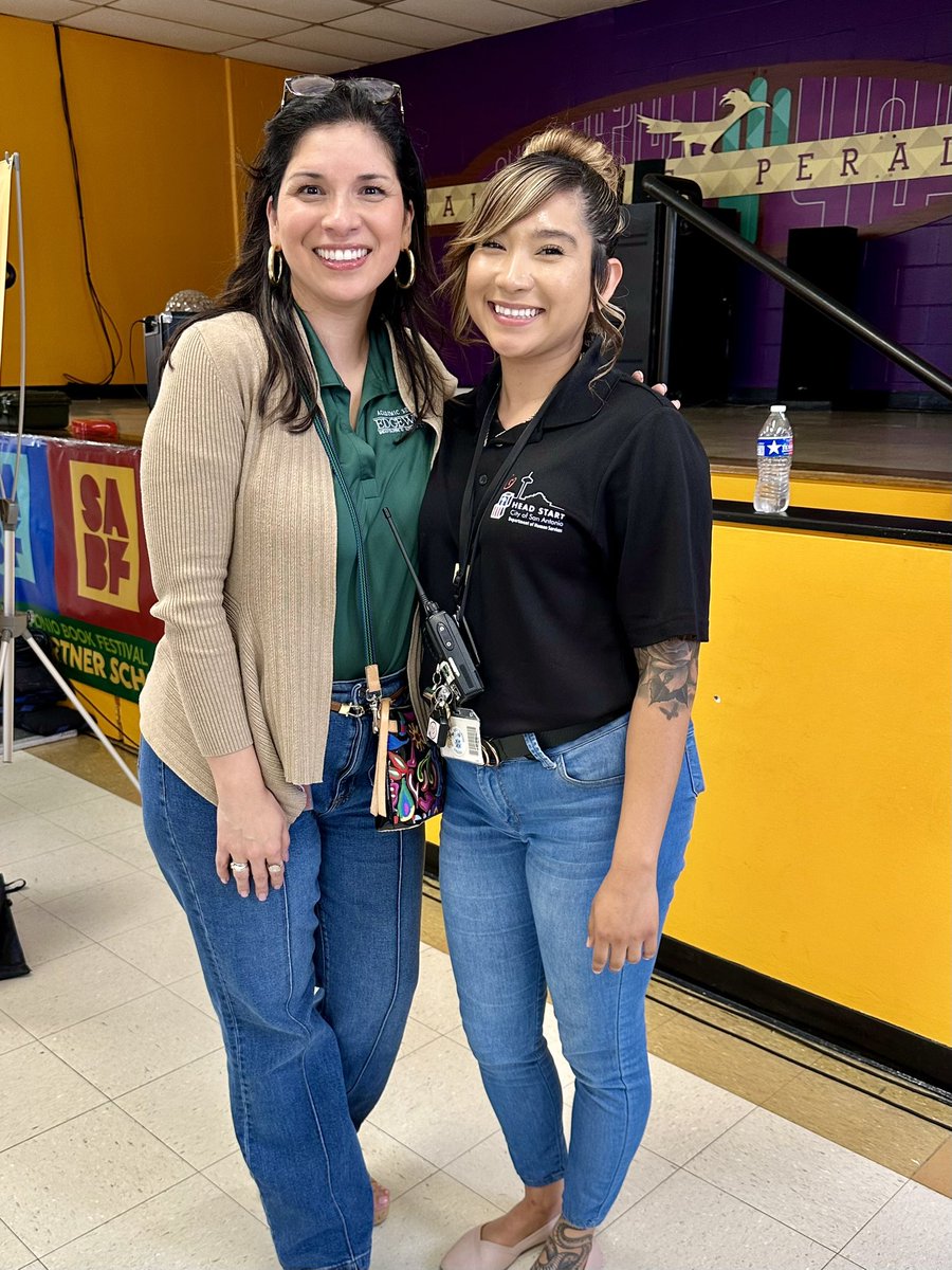 What a day! Crystal was my student at Brentwood MS is now a staff member @PeralesESchool! We were equally excited to reconnect! My teacher heart is full. I can’t wait to see you in the teacher pipeline!