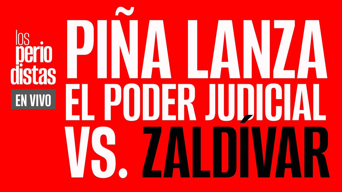 🔴 #EnVivo ¬ Piña lanza el Poder Judicial contra el exministro Arturo Zaldívar

Ya comienza #LosPeriodistas con @alvaro_delgado y Alejandro @paezvarela por #SinEmbargoAlAire
➡️ youtube.com/watch?v=z1lJH4…