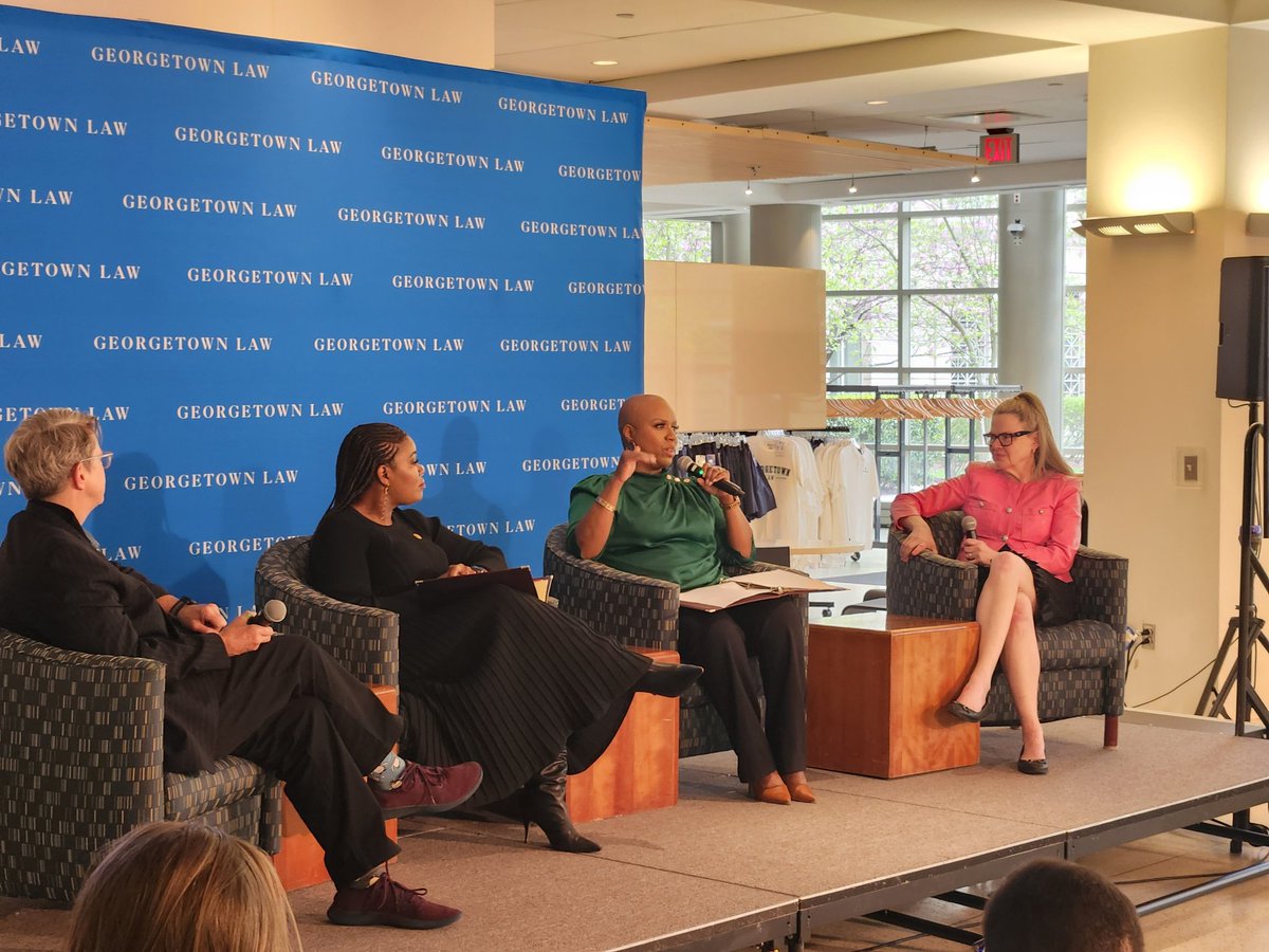 ZakiyaEra's tweet photo. @GeorgetownLaw today for the Present and Future of the Equal Rights Amendment discussing the ERA’s role in our democracy with @SenatorCardin @maziehirono @RepCori @RepPressley @GenderSexLaw @FemMajority @ERACoalition #ERAnow https://t.co/kbnMDUrJGG