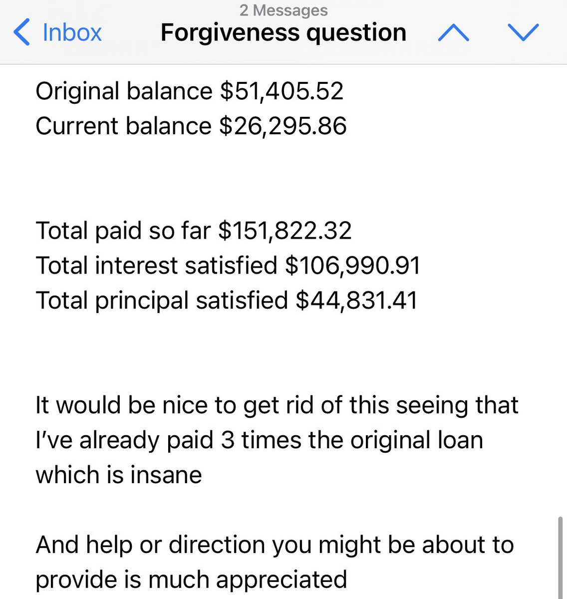 When @RepMeijer whines about studsnt loan relief— this is kind of situation he wants to encourage. And to keep them from getting dignity and relief.