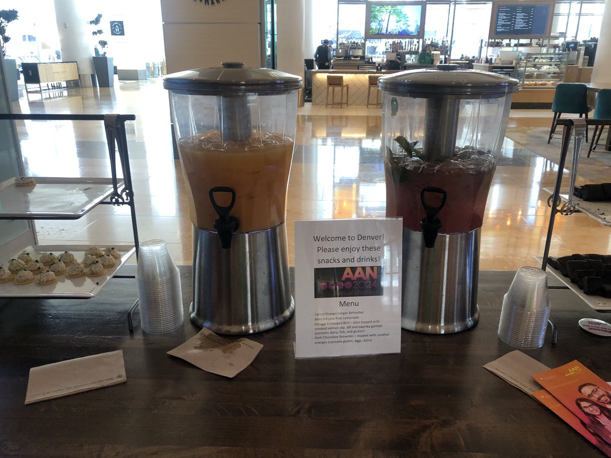 Stop by the Hyatt across the street from the convention center for a warm AAN welcome. We’ll be back tomorrow afternoon!! #AANAM