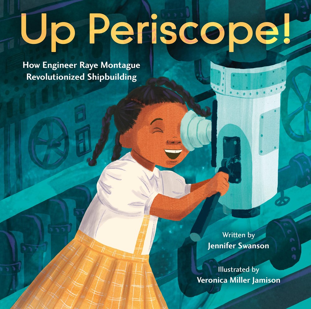 #Bookaday I added Up Periscope! How Engineer Raye Montague Revolutionized Shipbuilding, illustrated by @VeronicaJArt and written by @JenSwanBooks, to my 2024 Books I Love presentation! pinterest.com/mrschureads/20…