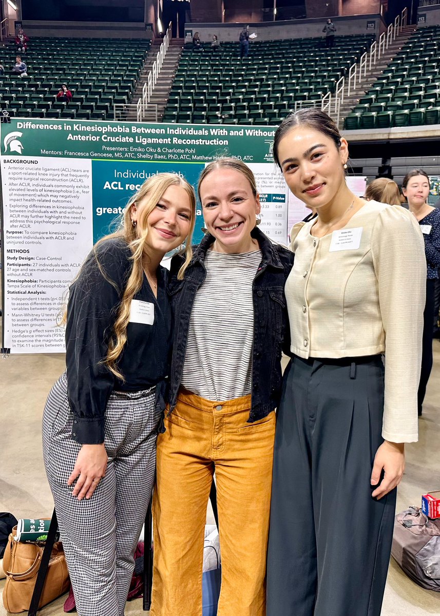 SO proud of my undergraduate research assistants, Charlotte and Emiko, and all of the outstanding work they have done in and out of the lab this year to grow as scientists. Bright futures ahead for these two 🌟 #UURAF <a href="/UR_at_MSU/">Undergrad Research</a> <a href="/MSUCollegeofEd/">College of Education</a>