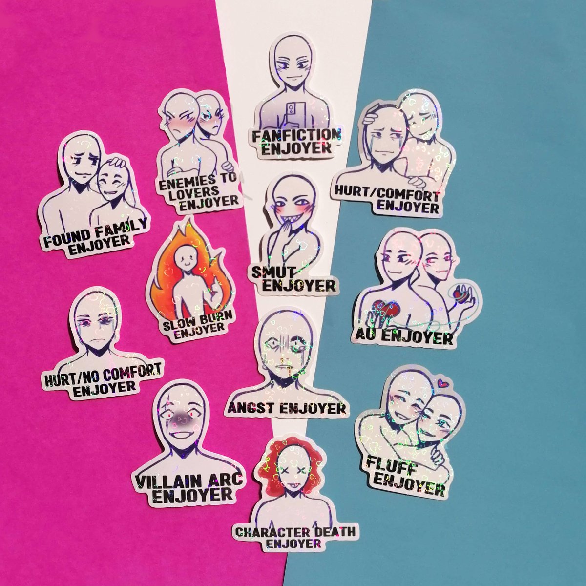 Lumieartz's tweet photo. My Etsy had a Update. New Sticker, Pins & KEychains! <3
https://t.co/Lg3yPAeoX5
#fancition #ao3 #angst #slowburn #wattpad #LeagueOfLegends #heartsteel #kayn #ezreal #sett #Aphelios #Etsy #smut #smallbusinessowner #vograce https://t.co/MMHSxvf5Ex