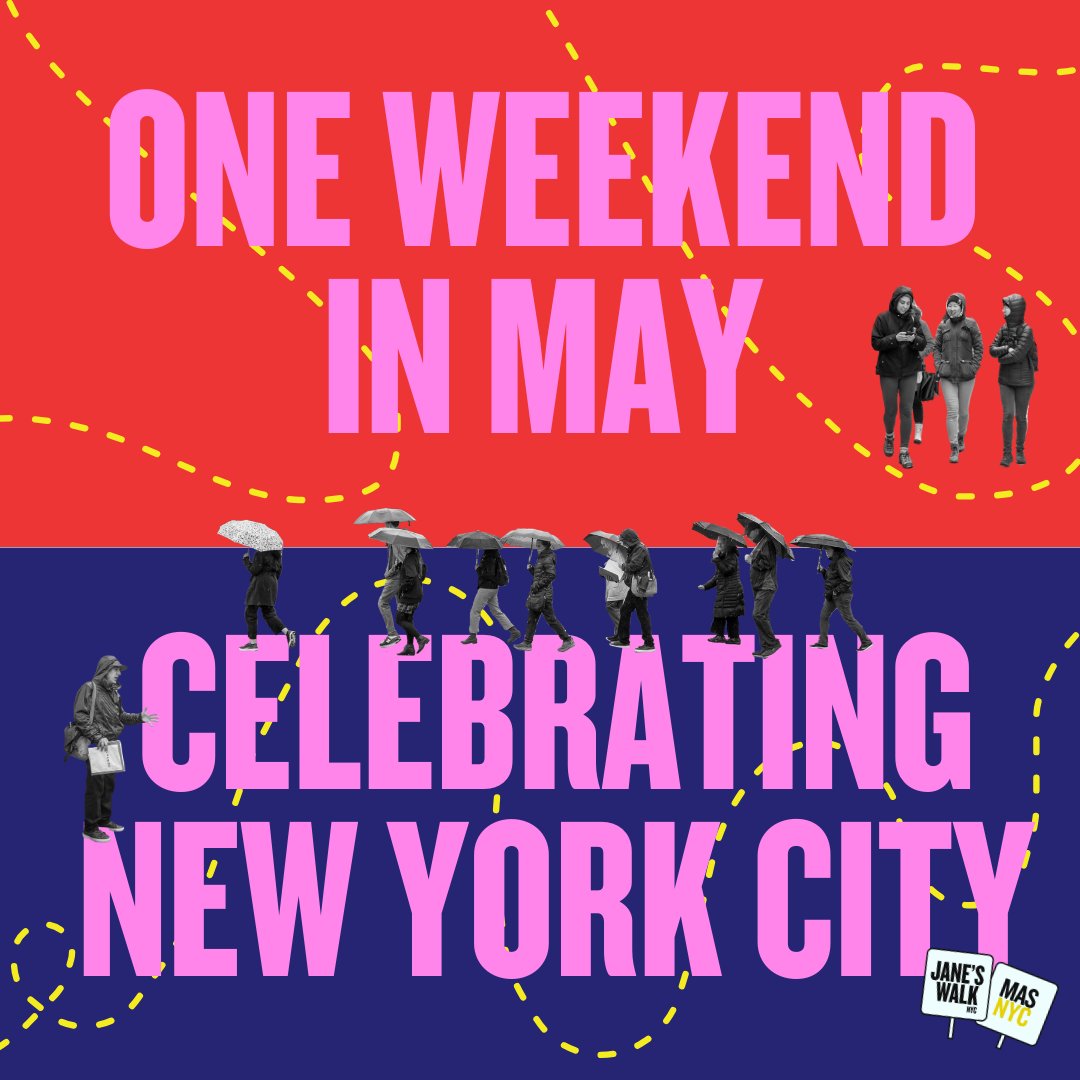 I'm giving my Jane's Walk NYC free walking tour again this year Downtown Dames: Historic Women Celebrated in Public Spaces in Lower Manhattan Friday 03 May 1pm mas.org/events/downtow… Sunday 05 May 1pm mas.org/events/downtow…