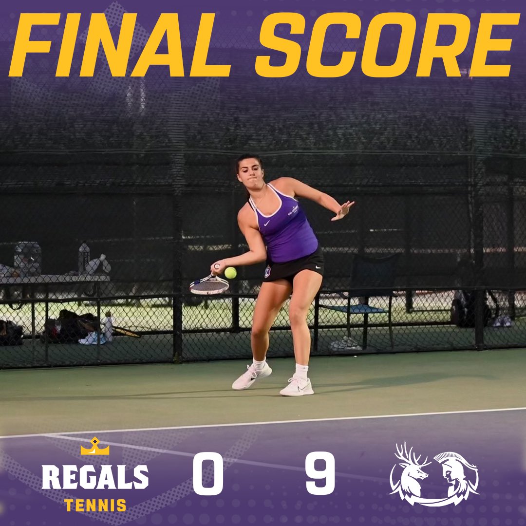 The newly-ranked No. 47 Regals Tennis fell to No. 1 CMS on Friday afternoon. #OwnTheThrone
