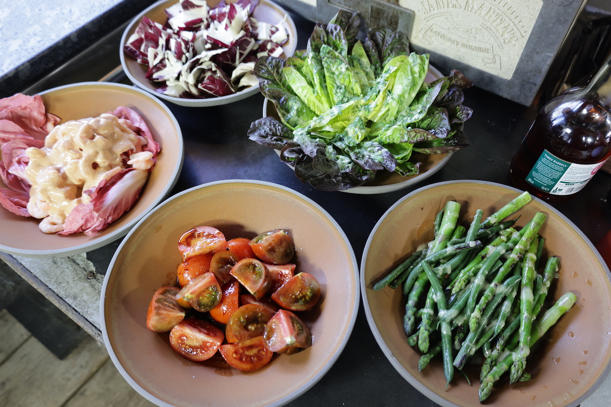 All the dressings you'll need as salad season approaches! French Vinaigrette, Balsamic, Mayonnaise, Marie Rose Sauce, Blue Cream Cheese and Ranch Dressing! 👉 jamesmartinchef.co.uk/recipes/salad-…