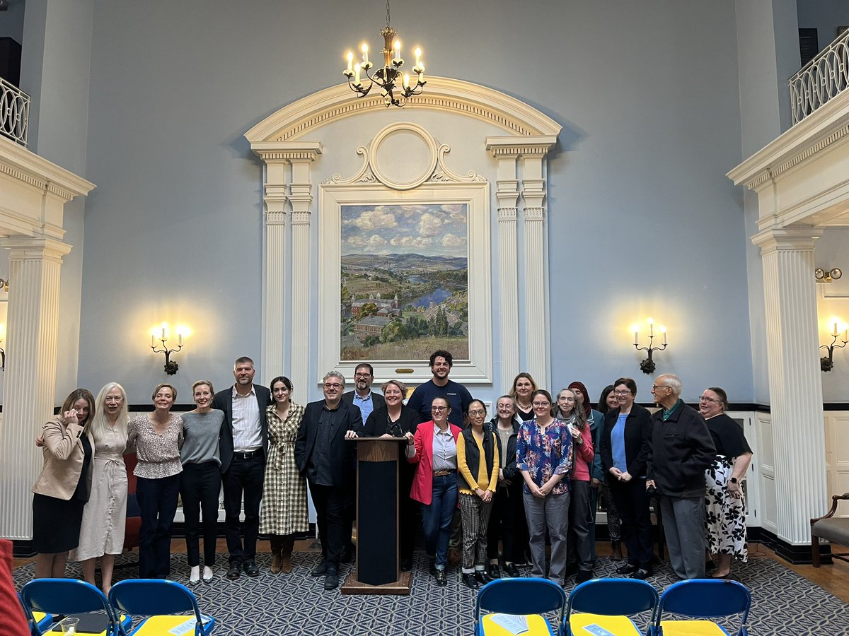 Tonight was our last-ever honors ceremony for students in @WVU_Worldlang and our faculty, and it was both joyous and devastating. We cried for what we’re losing even as we celebrated everything we are all together. I love these people. 💔#academicdecimation