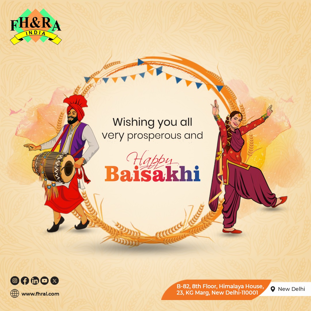 Wishing you all a Happy Baisakhi from Team FHRAI

#baisakhi #festival #topicalpost #topcialday #happybaisakhi #harvest #harvestfestival #FHRAI #hospitality #hospitalitysector #hotelsandrestaurant #restaurants