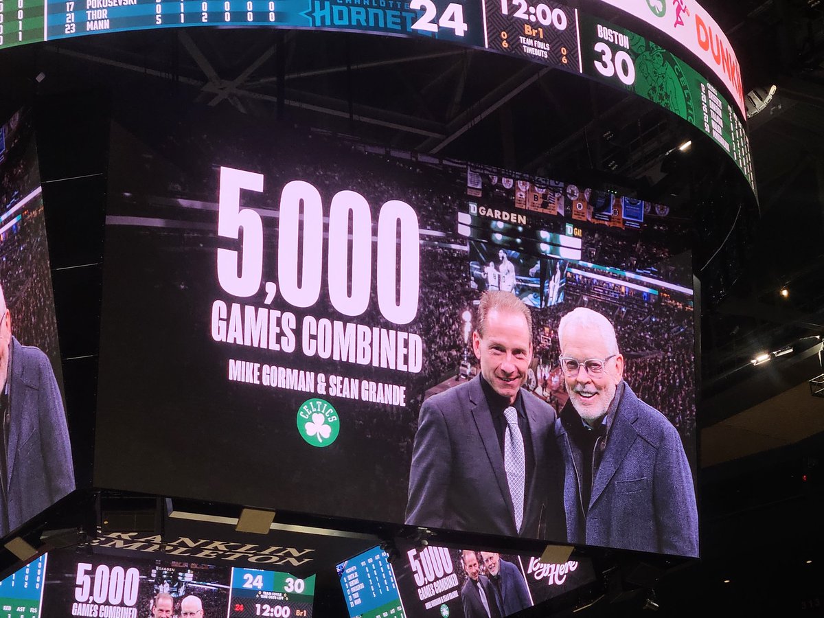 That's a lot of games. Congrats to @SeanGrandePBP & @celticsvoice