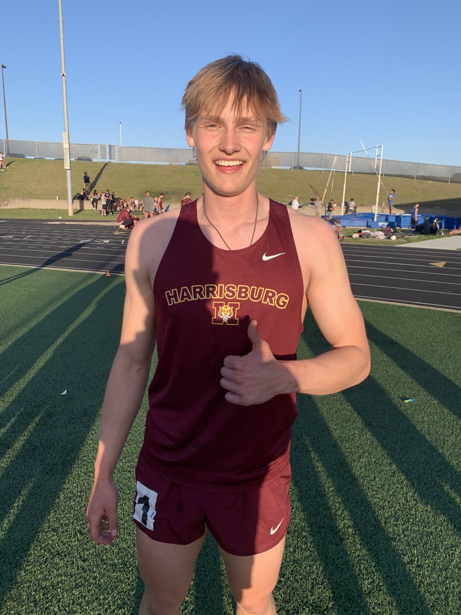Tate breaks the school record with the fastest time in the state so far.  39.5.  Great job.