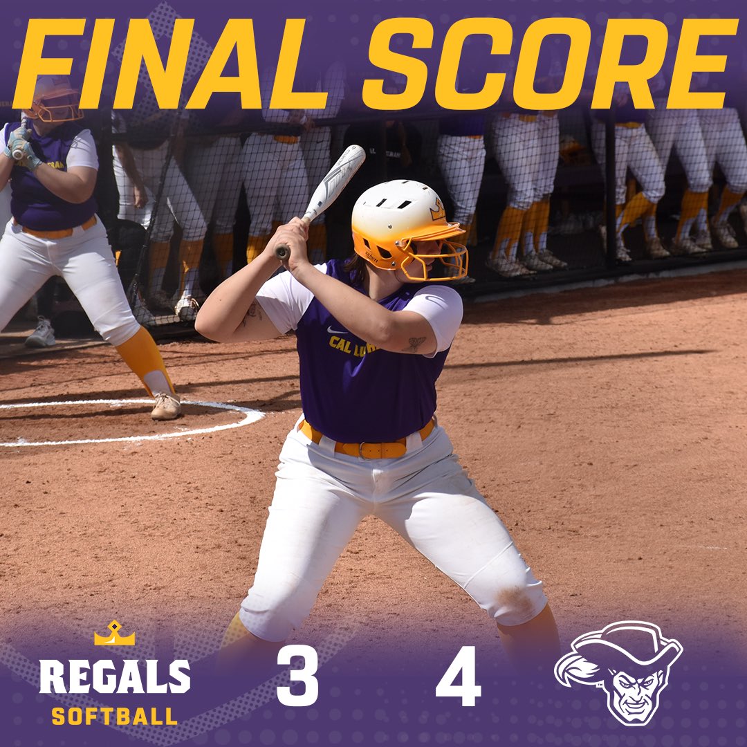 It was a battle as Whittier defeated Regals Softball in game one of the series. The series continue on Sunday at Cal Lu! #OwnTheThrone