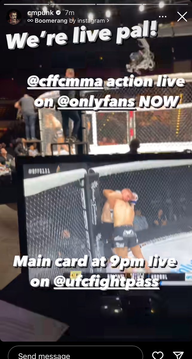 Punk is back at cffc tonight!!! And I can’t wait for the trolling 🤭
