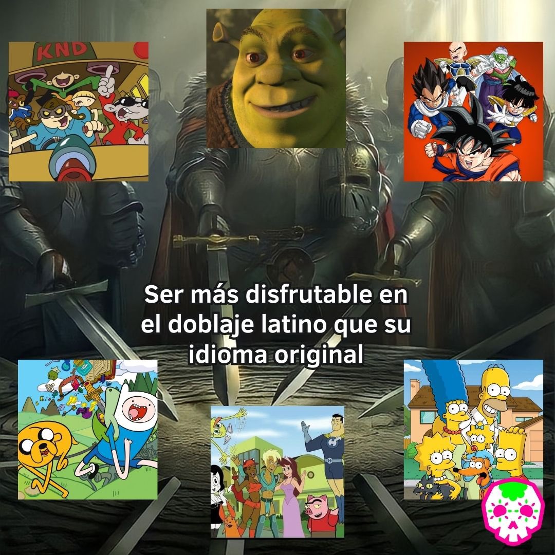 En el doblaje latino, estas películas y series pasan de ser buenas a ser legendarias. ¿Quién más prefiere las voces en español?