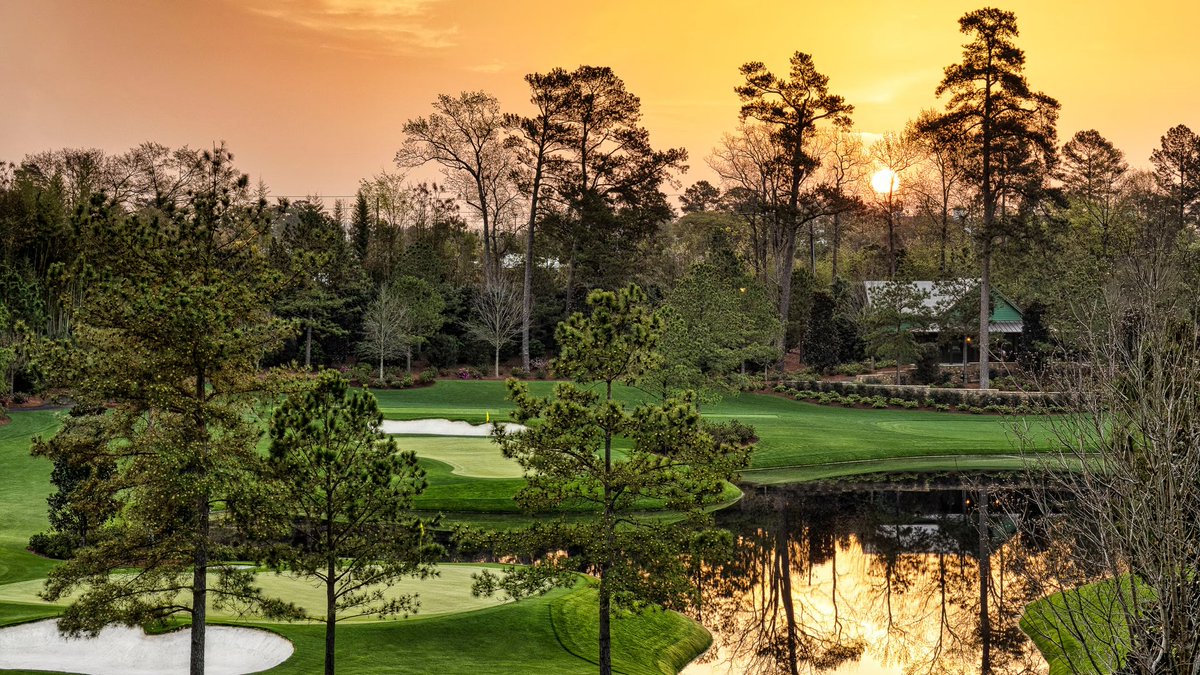Good night from Augusta National 😍