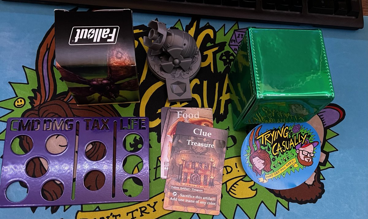 TryingCasual's tweet photo. Giveaway time !

Here is another chance to win a fallout precon and this one is the Mutant Menace deck we did with 
@OneMoreGameMTG 
 
To win this deck ! Like/share and follow both 
@OneMoreGameMTG  and I

I’d also love to know what cards you’d use to upgrade this in the comments https://t.co/jnWV0kZrKZ