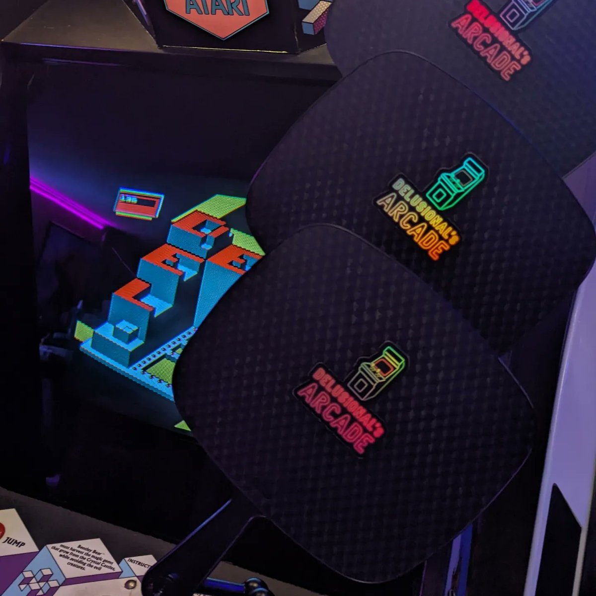 Now available! Limited Edition Arcade Monitor Mirrors. Now with a protective cloth carrying bag. 
#arcaderepair 
#arcaderestoration 
#arcadecollector
#coinop 
#crtrepair 
<a href="/DeLsArcade/">DeL's Arcade</a>
Only $60 shipped (US)