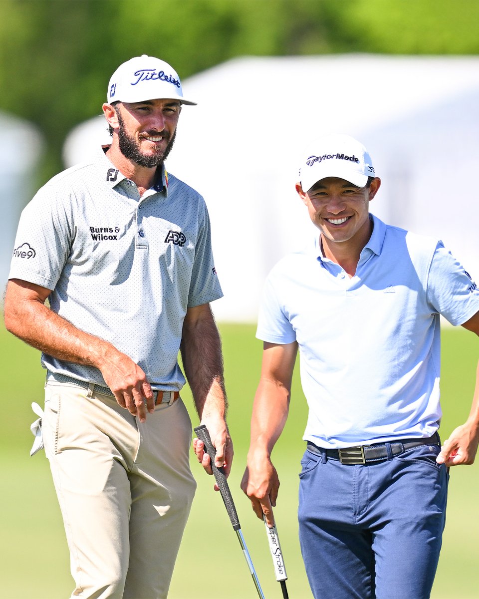 Only two players shot under par in the opening two rounds of #themasters. 

Max Homa and Collin Morikawa.

That's it.