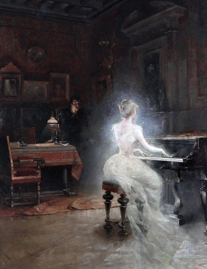 solisolsoli's tweet photo. Spirite, 1885, by George Roux https://t.co/Td5EfVwYvV