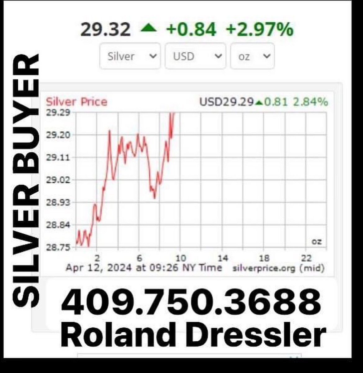 Need Cash? I Buy Silver 409.750.3688 Roland Dressler, Coin Shop 612 5th Ave. N. Texas City TX 77590 #Silver #SilverBuyer #RolandDressler #EstateSaleServices #EstateBuyouts #AntiquesTexasCity #ExploreTexasCity #ShopTexasCity #EstateSaleJewelryAppraisals 
#Numismatic #EstateJewelry