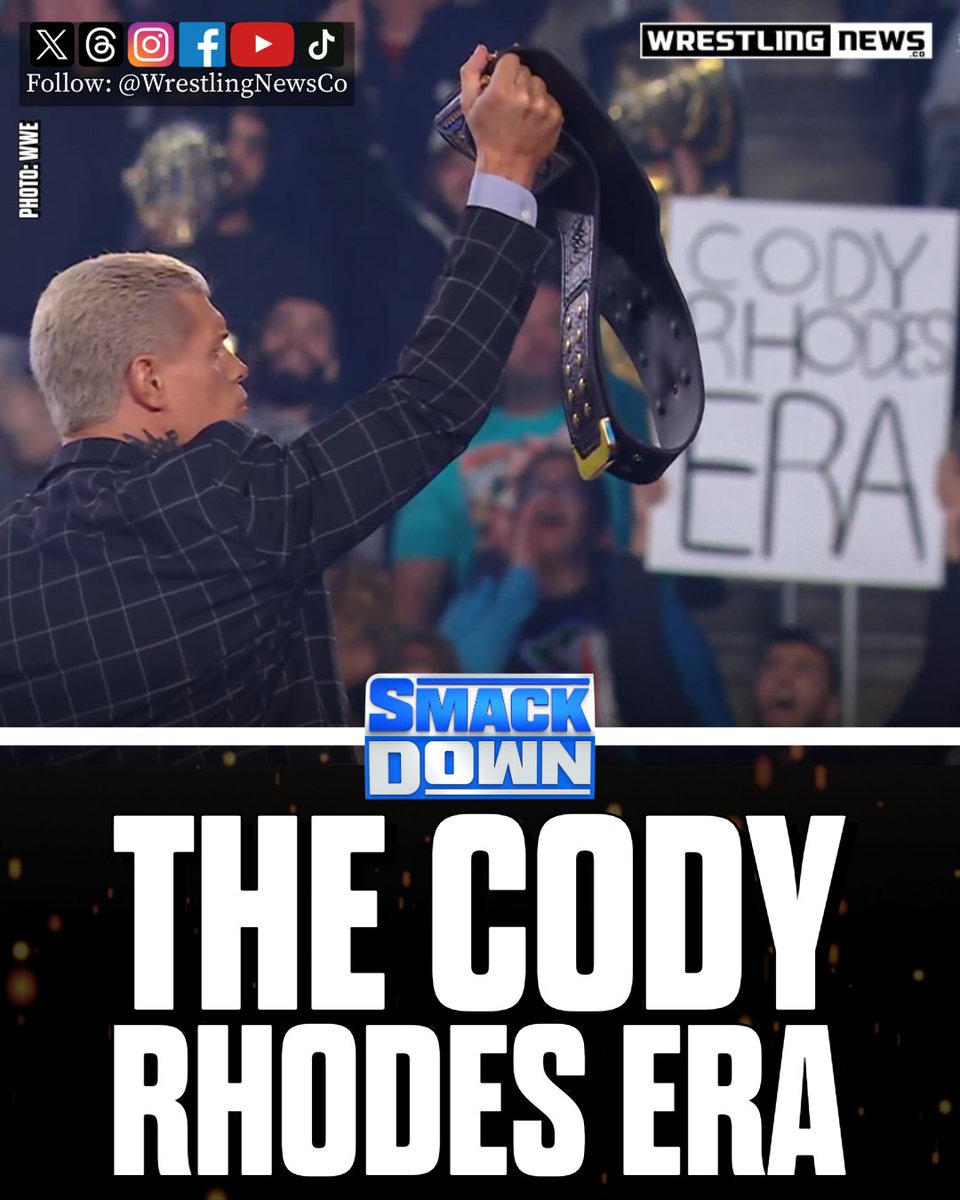 Are we calling it the Cody Rhodes era? #SmackDown