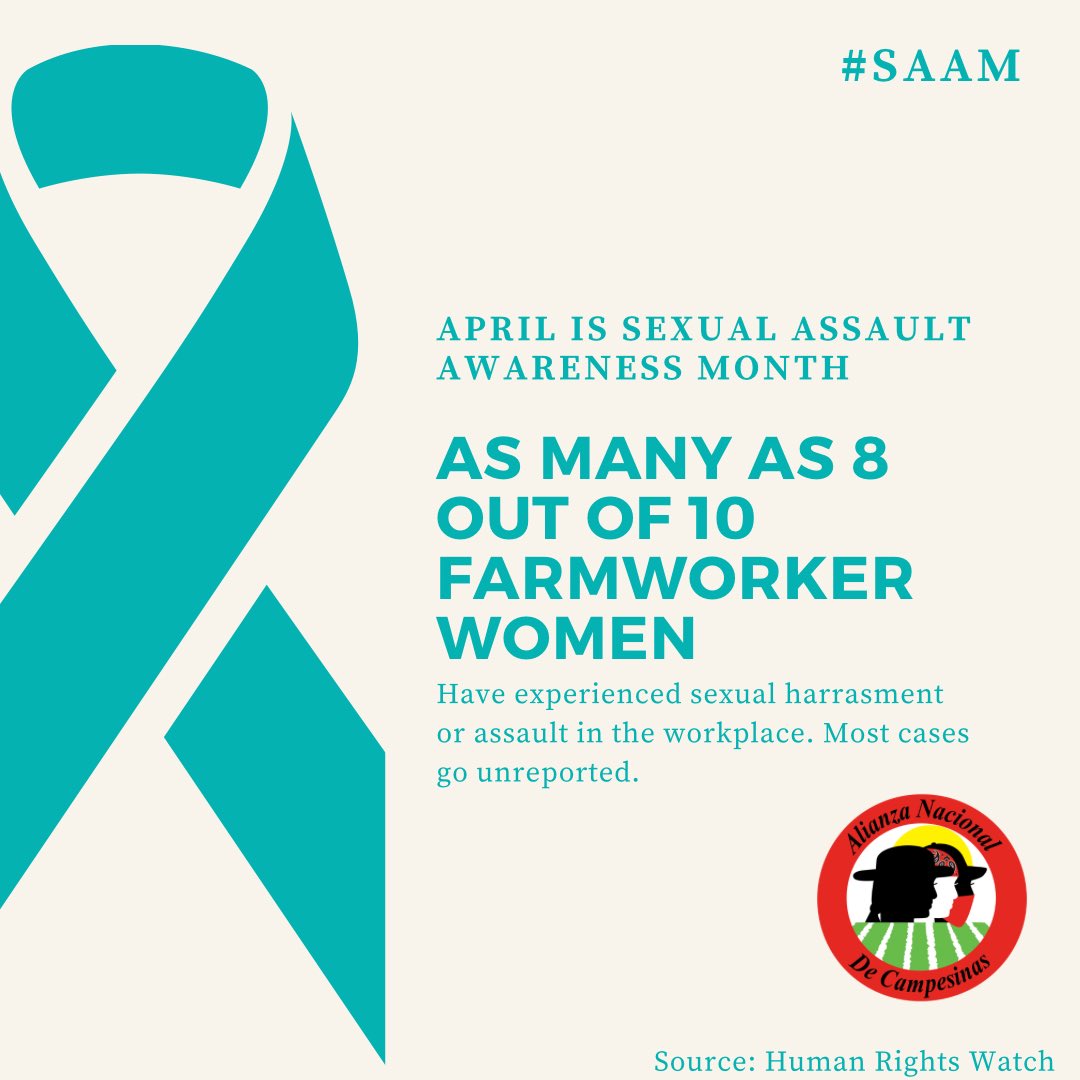 This April is the 23rd anniversary of #SAAM, but the fight to #EndSA, harassment, and abuse traces back decades further. Join us as we amplify campesina voices by sharing testimonies from our membership, resources, and highlight important topics. #CampesinasRising