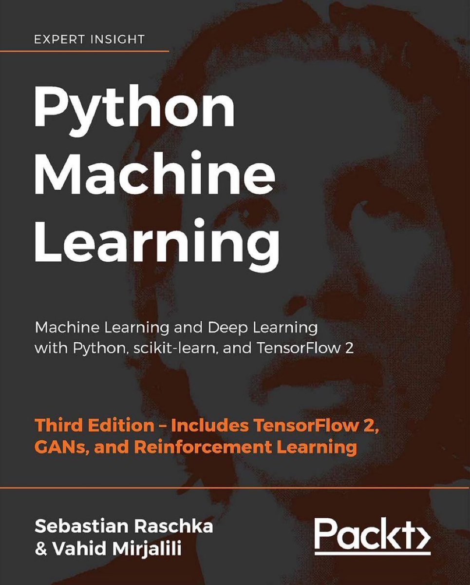 Learn Python for #MachineLearning comprehensively in this massive 772-page book:
=> #Python Machine Learning (3rd Ed.)
=> amzn.to/42eUuhB by @rasbt 
————
#BigData #DataScience #ML #AI #NeuralNetworks #DeepLearning #TensorFlow #DataScientists #Coding #ReinforcementLearning