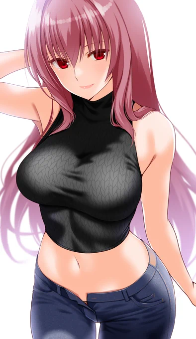 待てよ…スカサハ(叔母)がこの時期にセーター着てるってことは…夏になったらへそ出しノースリーブタートルネックを着てくれるんじゃないかな…!!?#FGO 