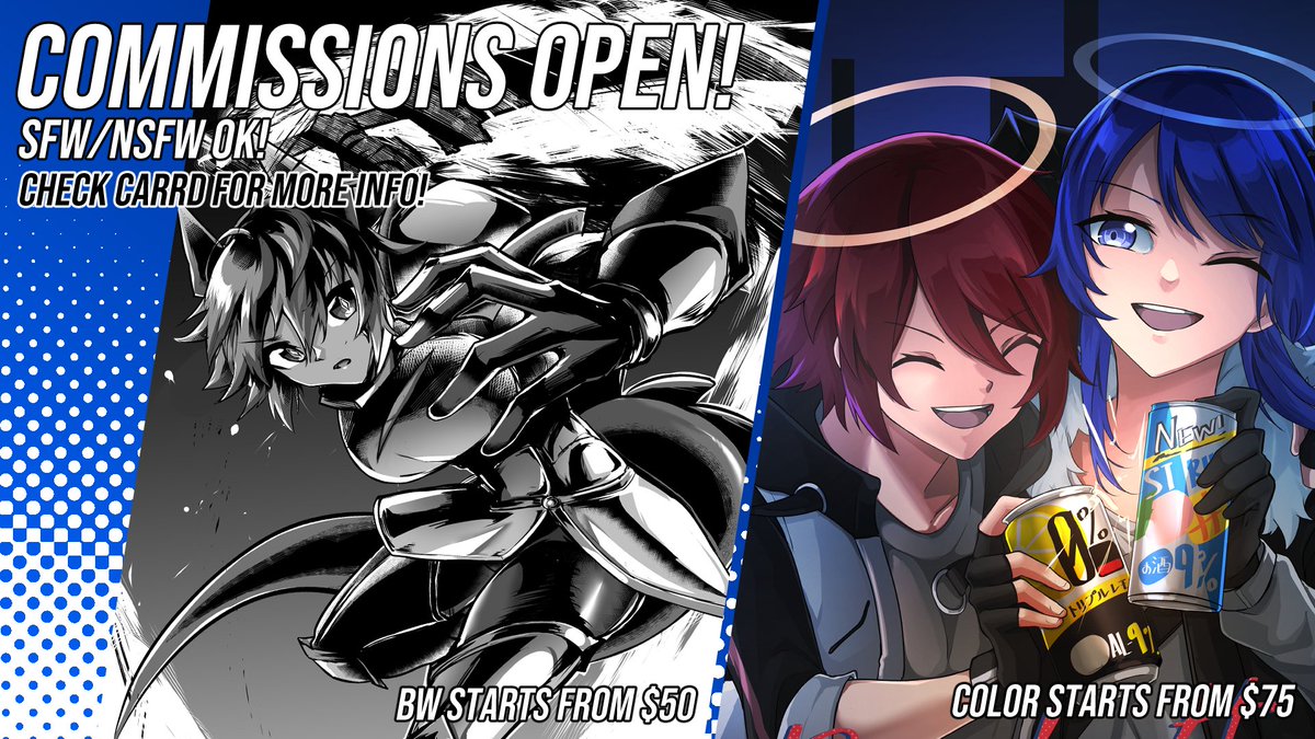 Hello, I'm opening commission of 3 colored slots for this month. DMs are open! But in case you can't reach my DM you could contact me directly to my e-mail. Retweets are appreciated, thank you!! hisuikouha.carrd.co