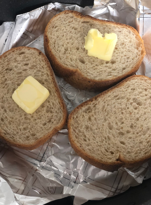 サクサクで美味しかった・・・🍞☕ 