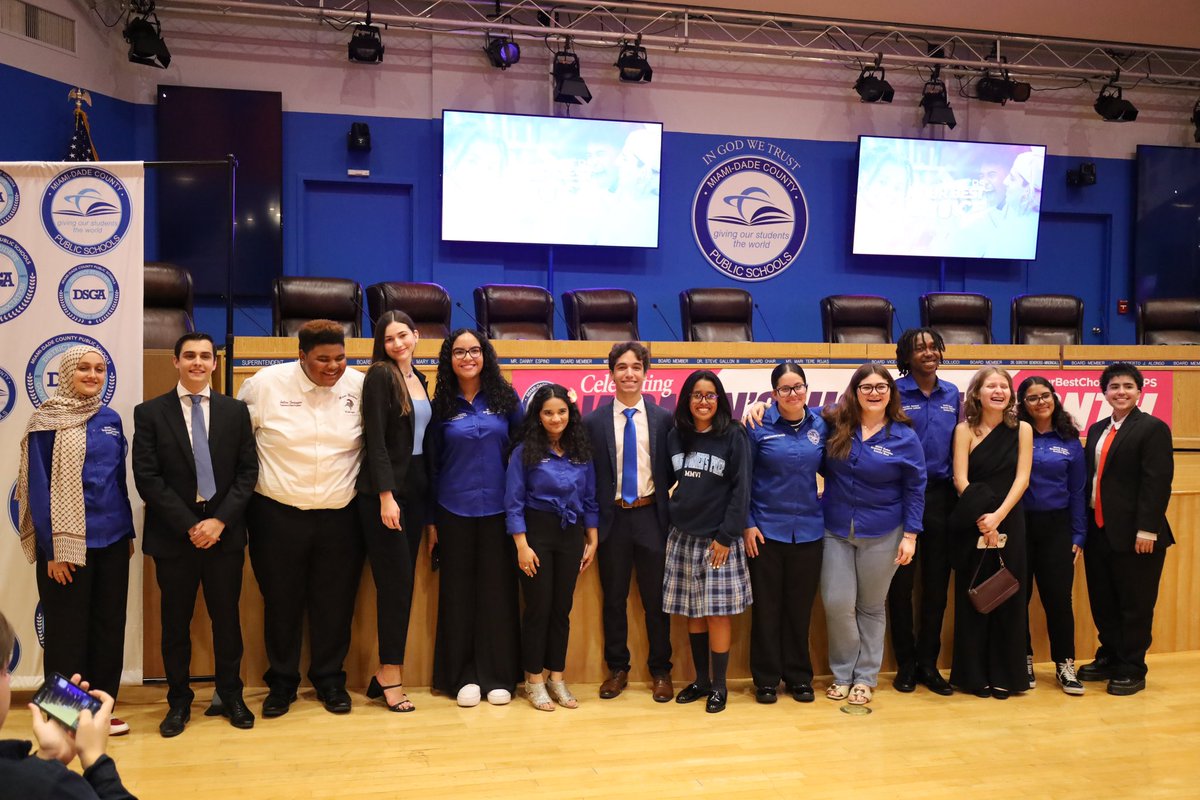 maurits_acosta's tweet photo. Excited to announce that I was recently elected Student Advisor to the School Board of Miami-Dade County for the 2024-2025 school year.

Now, let’s get to work for the 330,000+ students of @MDCPS!

#YourBestChoiceMDCPS https://t.co/pYODc1M0Wp
