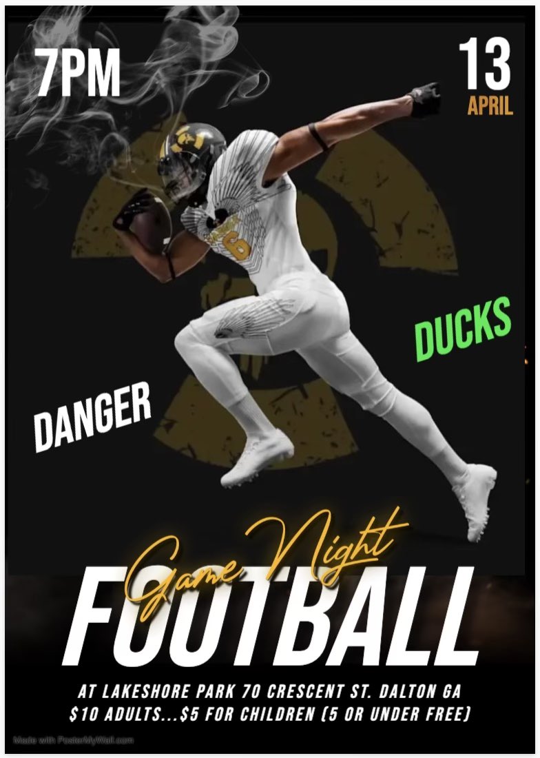 To unseen circumstances the Danger will be at home this week against the TN Ducks.  7pm kick off hope to see everyone there