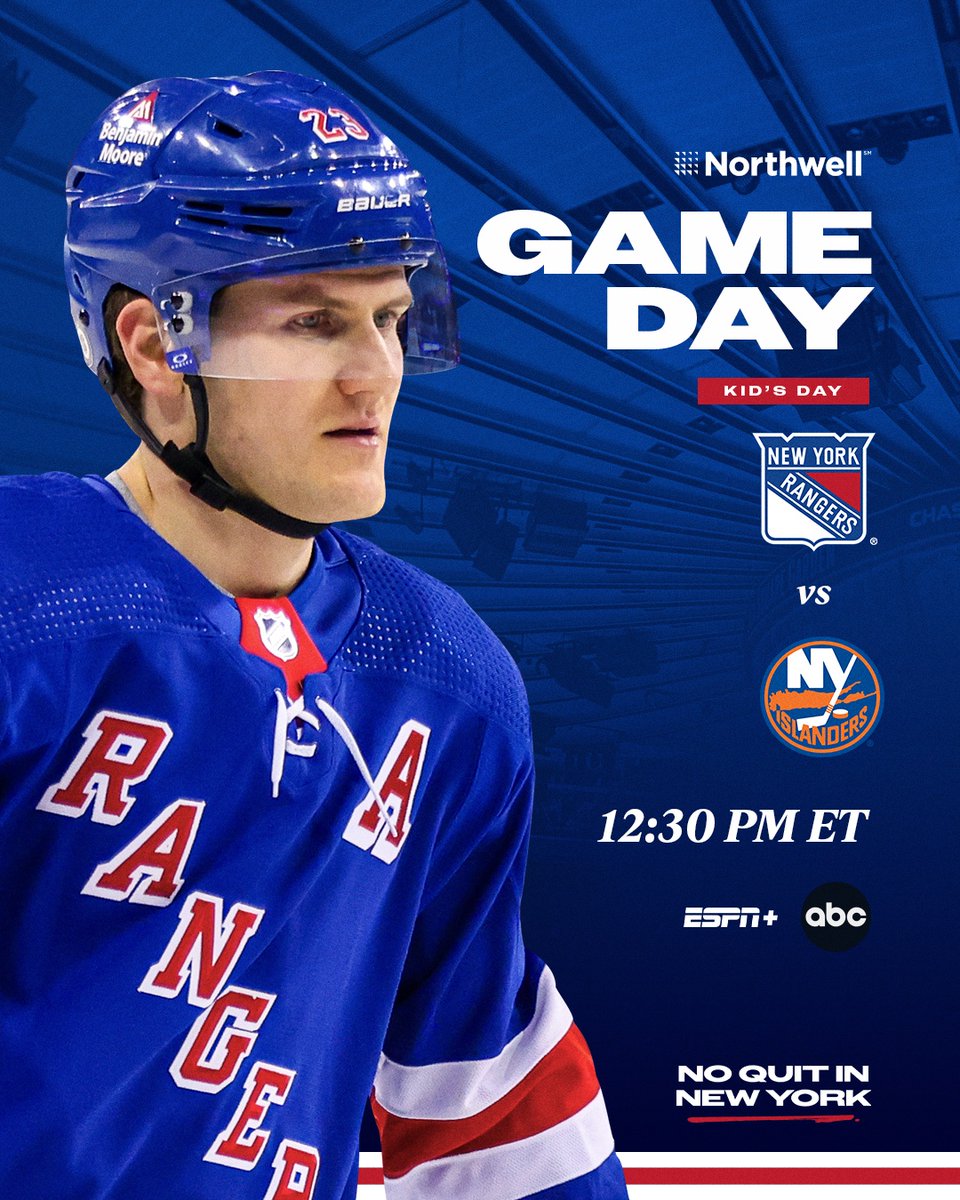 NYRangers's tweet image. GAME DAY.