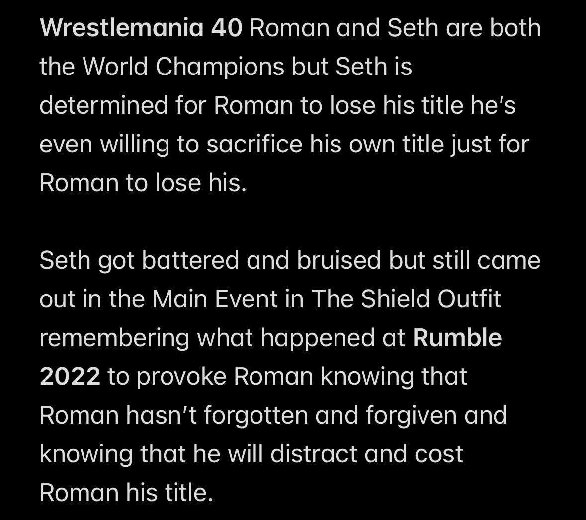 TribalChiefFan_'s tweet photo. Why does Seth Rollins hate Roman Reigns so much and why is Reigns the bad guy? (Trust me this is worth the read) https://t.co/nmPchXjenz