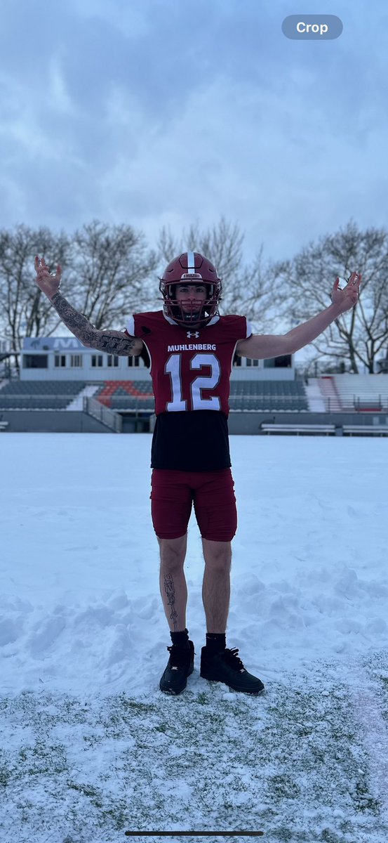 I am extremely blessed and proud to announce that I have committed to Muhlenberg College! I want to thank the coaching staff at Muhlenberg for giving me this opportunity as well as my family and coaches for believing in me <a href="/CoachTieri/">Augie Tieri</a> <a href="/zachdeldin/">Zach Deldin</a> <a href="/coachshiz/">Shawn Robinson</a> <a href="/DigInMules/">Muhlenberg Football</a> 
#DigIn