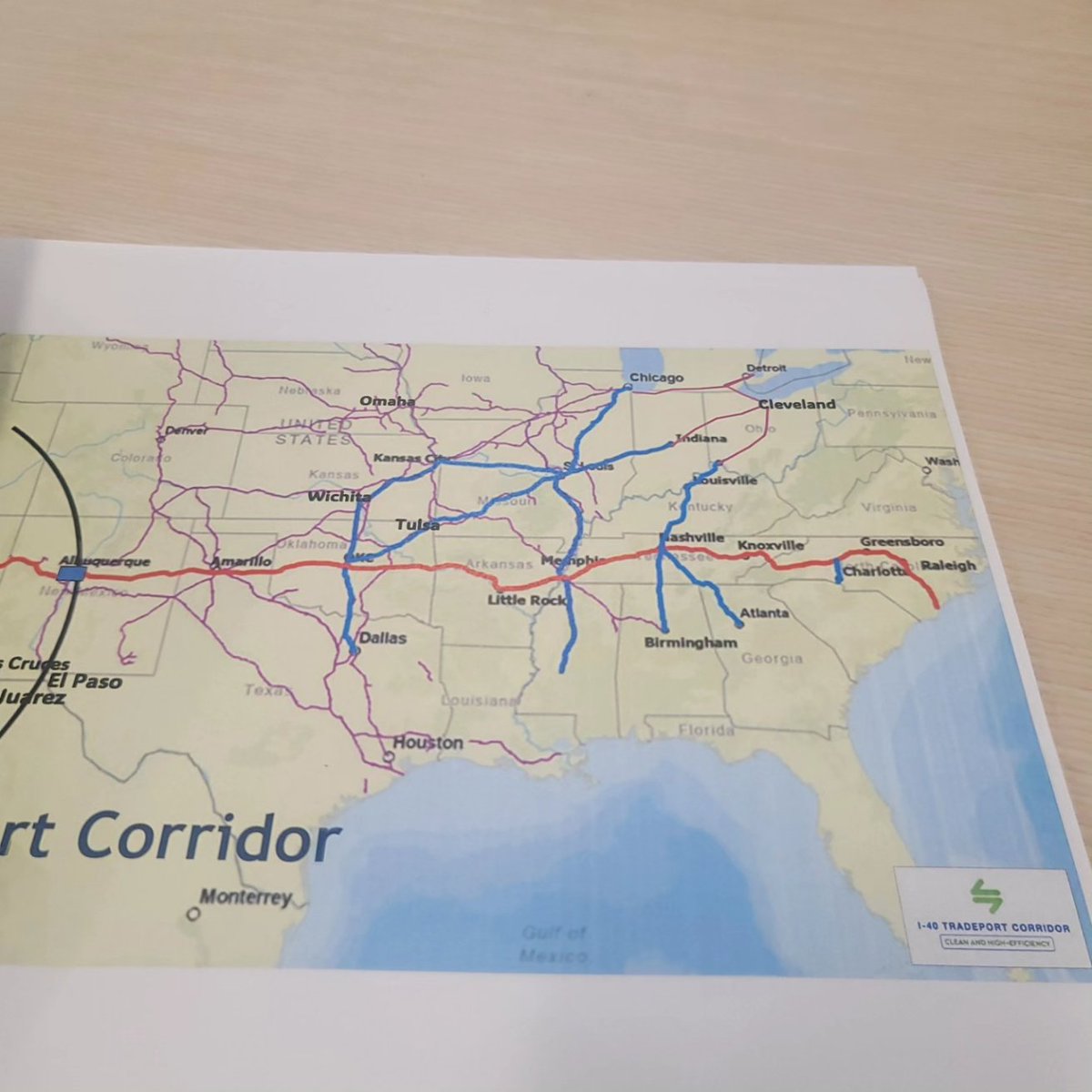 nm_pope's tweet photo. Yesterday I attended a meeting and update on the proposed I-40 Transport Corridor. https://t.co/x7RPWKMbCN