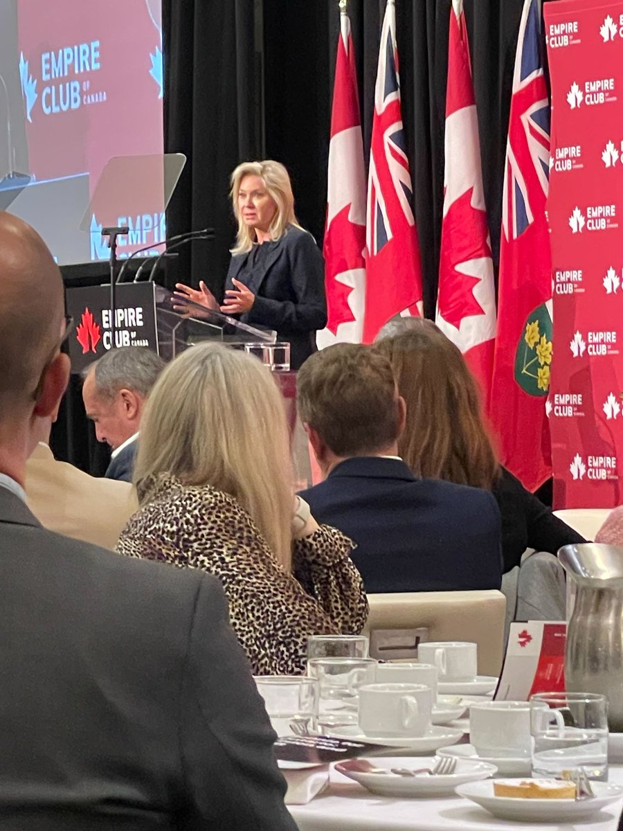 Was glad to hear @BonnieCrombie’s speech at the @Empire_Club last week. It’s important for Toronto to have partners at other levels of government who share a focus on economic competitiveness, and who understand the important role that local governments play.